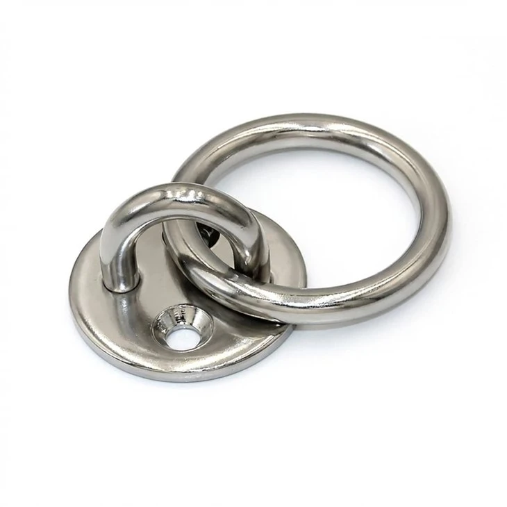 Runde Pad Auge mit Ring